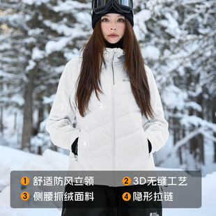 至高滑雪马甲女款冬款防风保暖单双板滑雪卫衣背心男士滑雪服外套