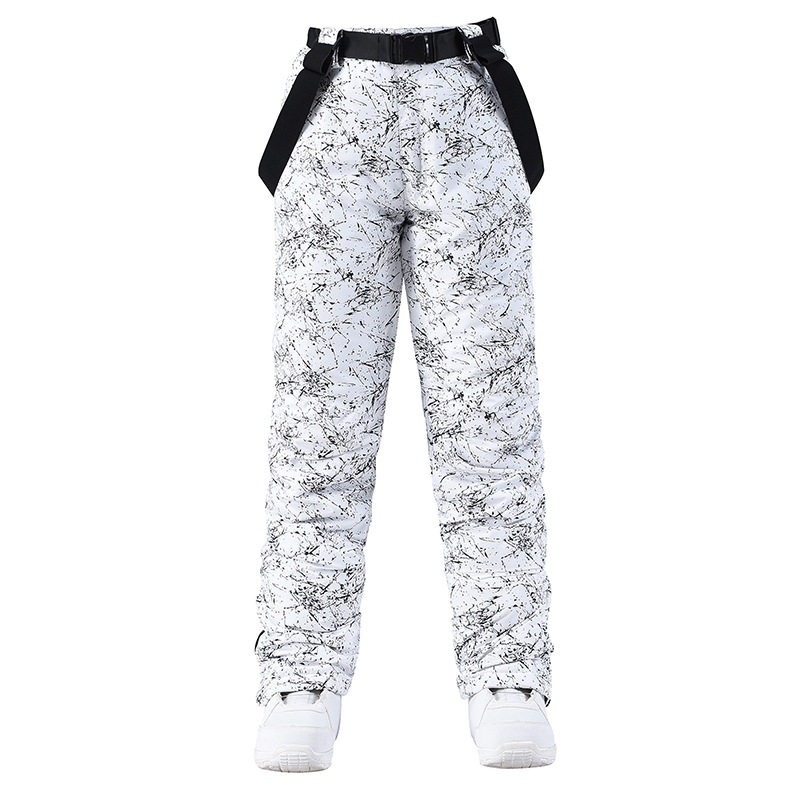2023新款滑雪裤女男款冬季户外单板双板滑雪裤保暖加厚背带滑雪裤