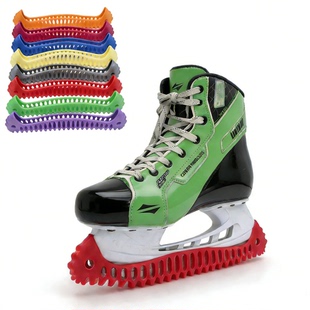 儿童成人冰刀鞋防滑冰刀套花样滑冰鞋冰刀保护套可拉伸冰鞋软刀套