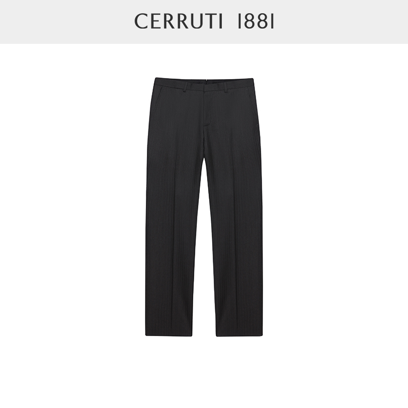 cerruti1881纯羊毛西装长裤