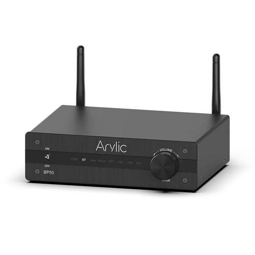 Arylic BP50蓝牙立体声aptx HD音频前置放大器适用于家庭扬声器