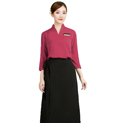 秋季中袖养生馆足浴技师服裤子