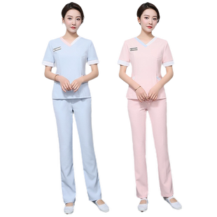 姿记整形诊所护士服修身美容院工作服女春夏装气质产康师工衣套装