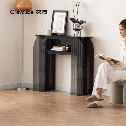 灰方玄关台入户收纳玄关