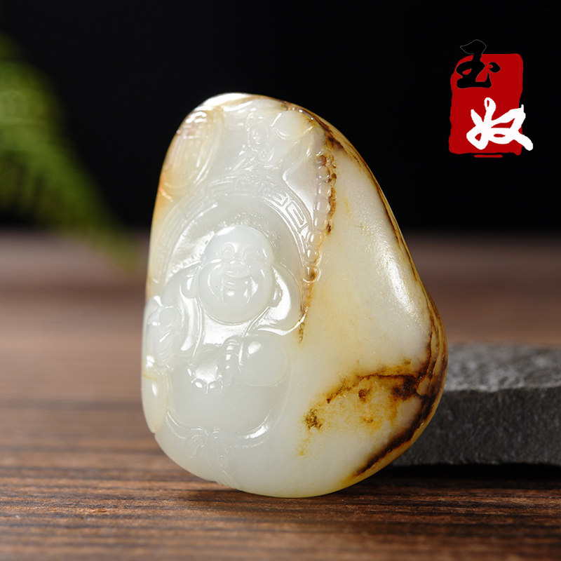 新疆玉龙喀什河天然洒金皮籽料和籽料