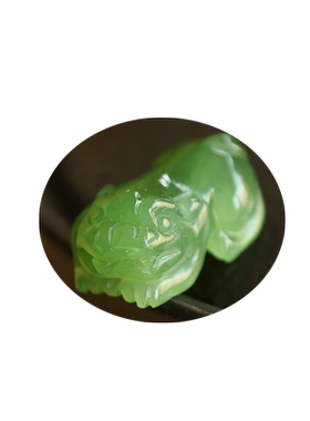 新疆戒面貔貅天然和田玉