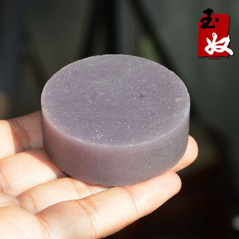 新疆阿勒泰可可托海天然丁香紫玉/锂云母岩玉/手镯芯/123克