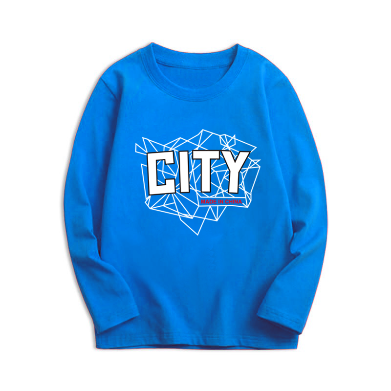 新款男孩春秋长袖中大童打底衫