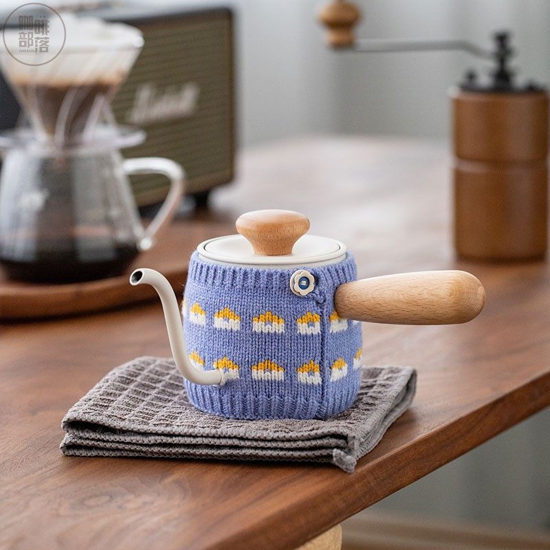 帝国可爱毛衣小Q日式便携304不锈钢公道杯手冲壶咖啡壶侧把泡茶壶,餐饮具,咖啡壶,淘宝优惠券,粉丝福利购,淘宝优惠卷