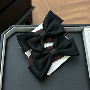 Queen 简约百搭东大门韩国代购 发夹 蝴蝶结 边夹 The
