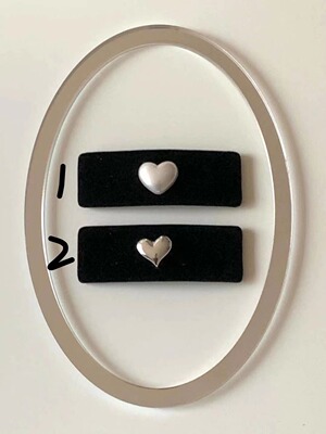 爱心款刘海夹边夹发夹