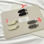 简约百搭东大门韩国代购 发夹边夹The Queen