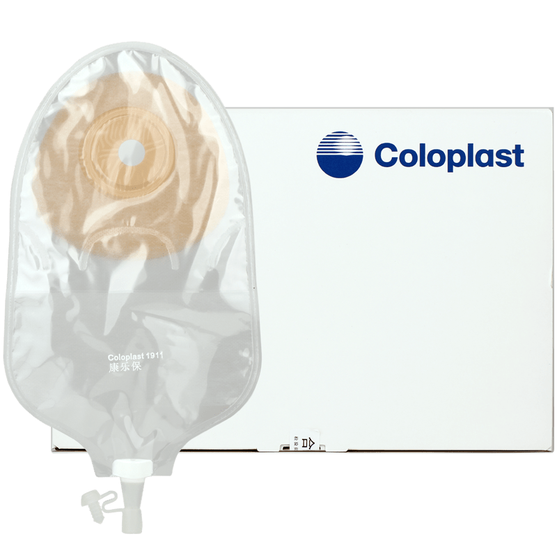 康乐保Coloplast造口袋 1911安舒一件式尿路造口袋 尿袋小便袋YWH