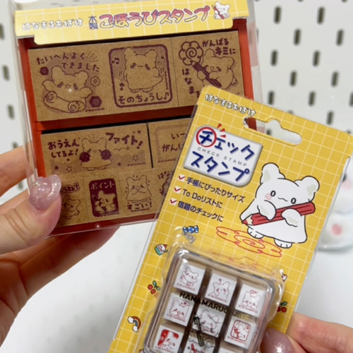 日本beverly花丸鬼限定木制印章 手帐素材