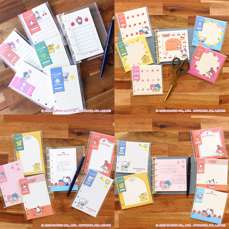 日本古川纸工官网限定三丽鸥M5 M6手帐活页