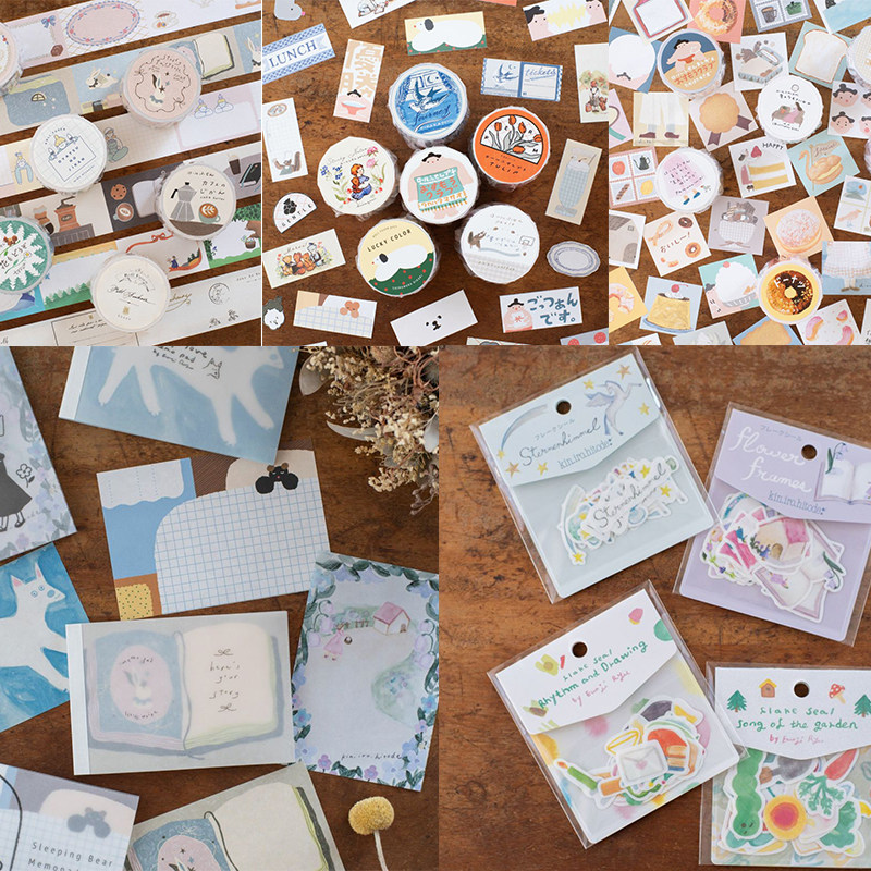 日本手纸社春季限定设计师联名卷式便签卷贴纸便签