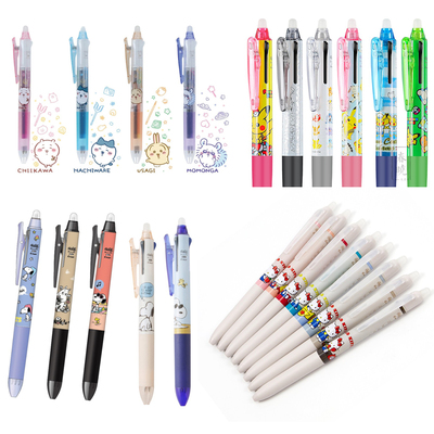 春晓 日本百乐PILOT限定 史努比角落轻松熊姆明三丽鸥系列 可擦笔