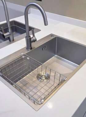 九牧06235加厚304不锈钢厨房耐刮手工水单槽洗菜盆洗碗池水槽