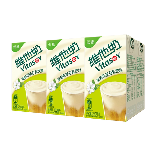 【U先试用】茉莉花茶豆乳饮料250ml*6盒正品官方旗舰店