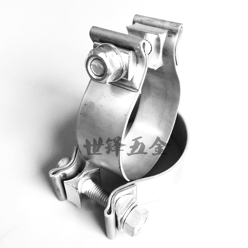 改装排气管卡箍消声器抱箍尾喉专用卡子o型加强管夹变径卡扣现货