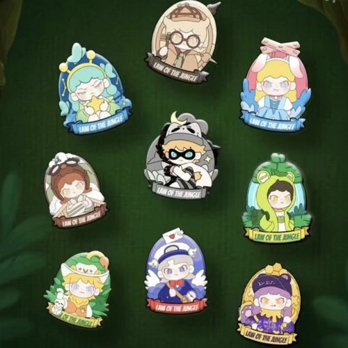 【正品】DORA周边丛林法则周边系列盲盒徽章潮玩手办