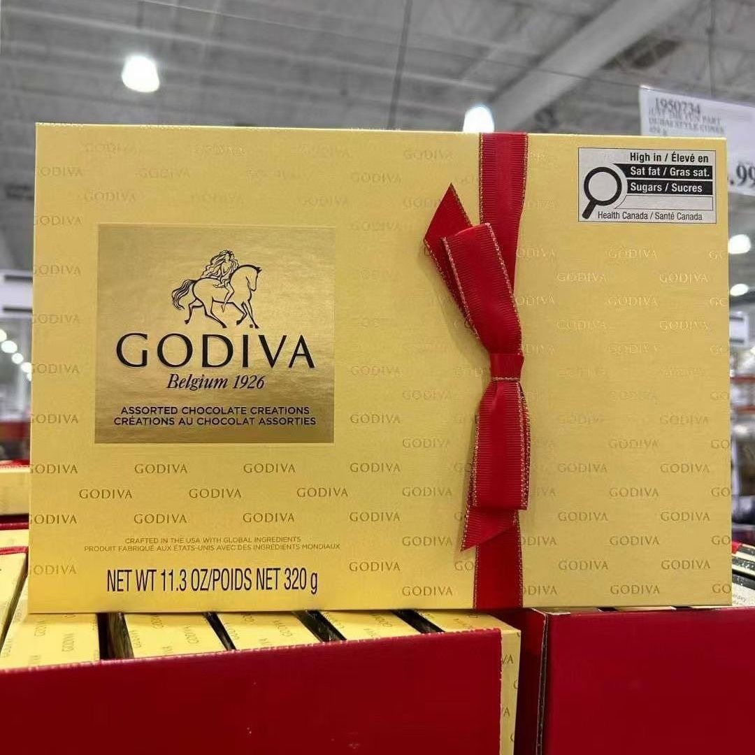 现货 加拿大Godiva/歌帝梵多口味夹心牛奶巧克力礼盒装27粒装