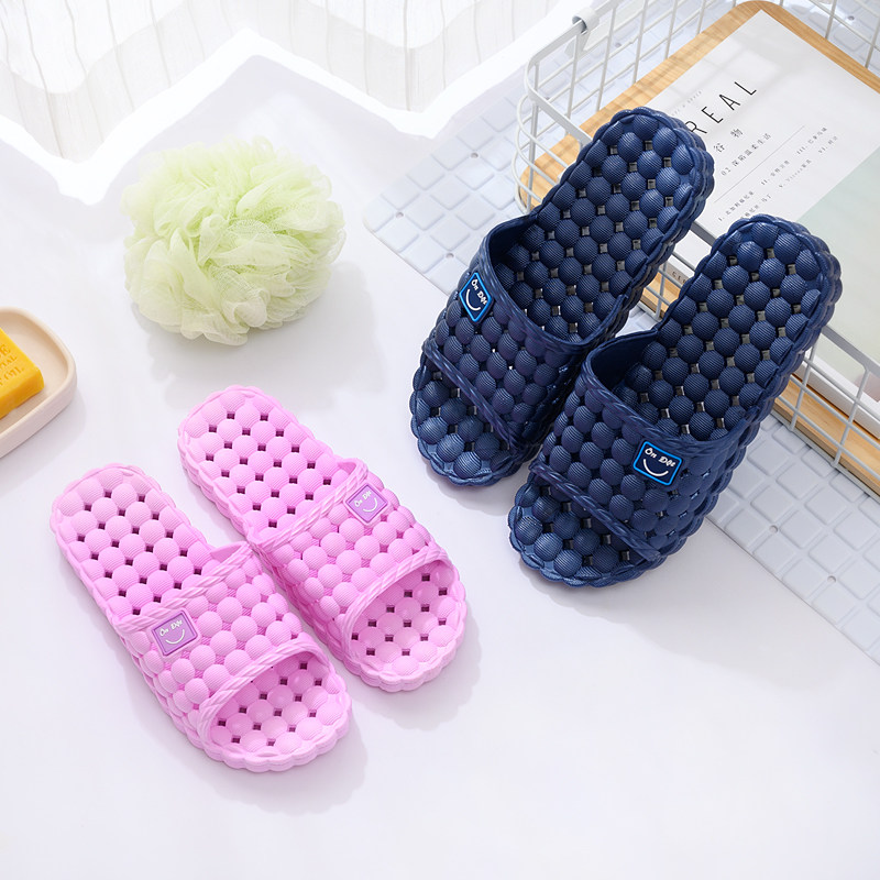 越南洗澡情侣厚底漏水室内凉拖鞋