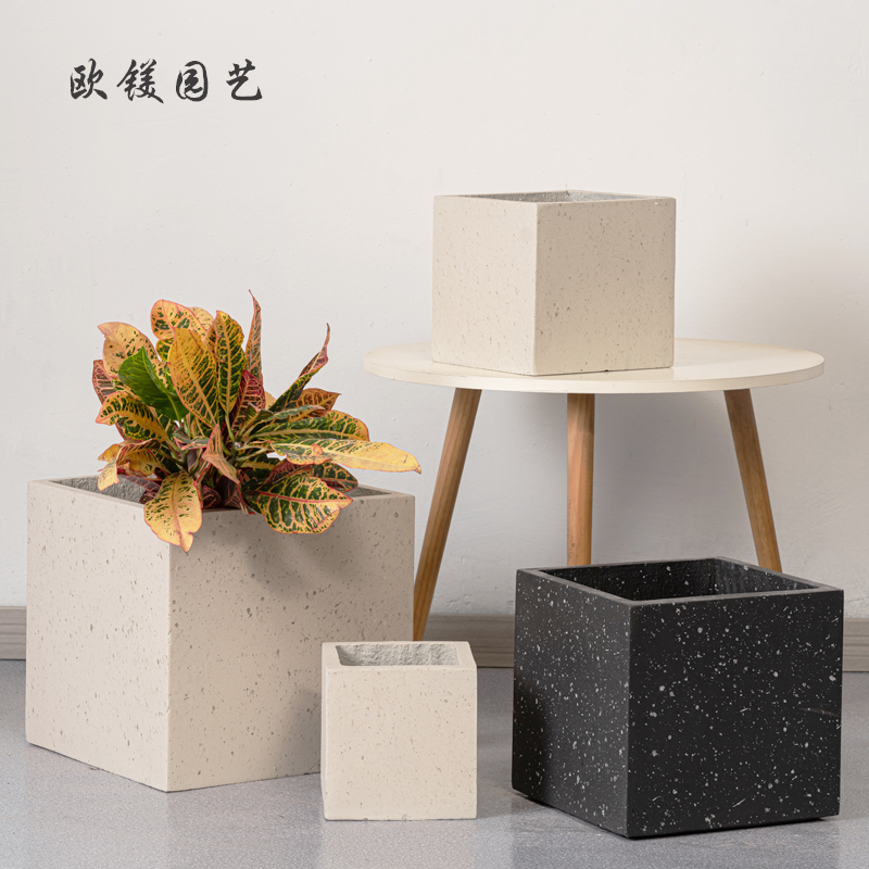 水泥花盆环保镁泥简约加厚型