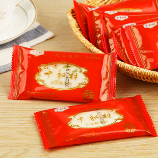 三河古镇特产安徽老字号合肥中和祥方片云片糕步步糕传统糕点散装