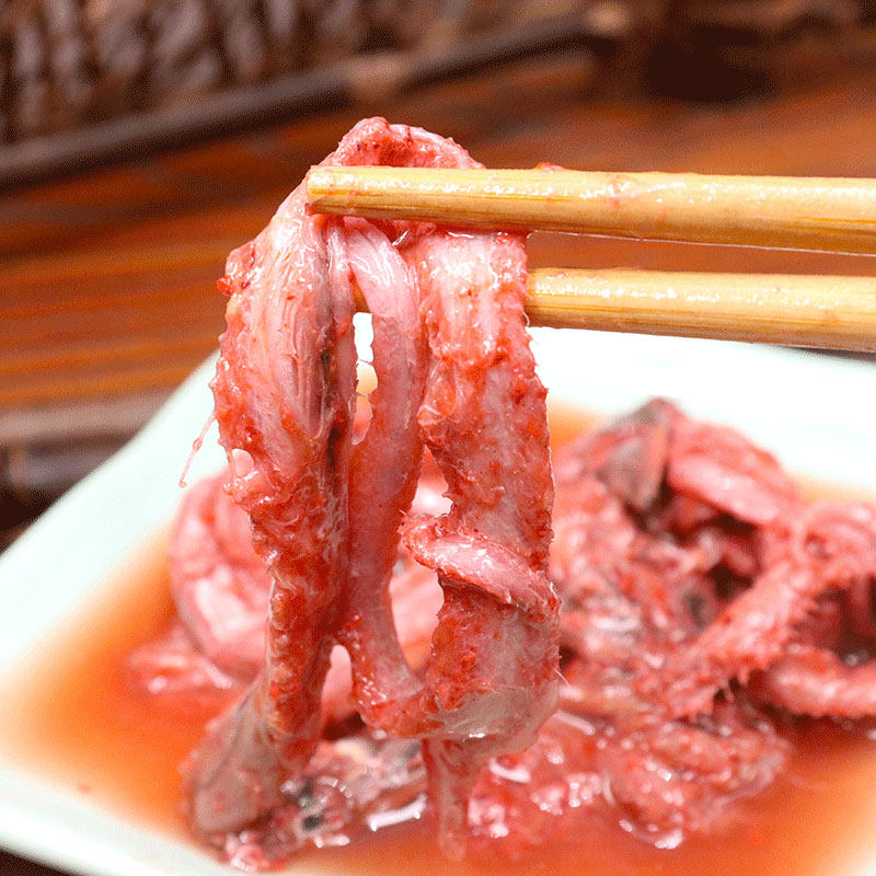 温州纯鱼生【无菜头丝】 特产即食白大生酒糟带鱼仔农家下饭菜500