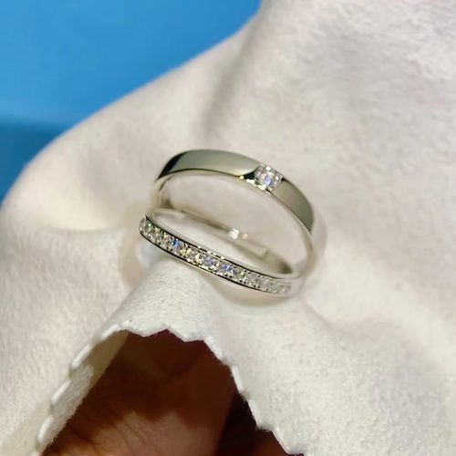 KARIN卡琳 一往情深对戒情侣款纯银999足银戒指刻字小众男女一对