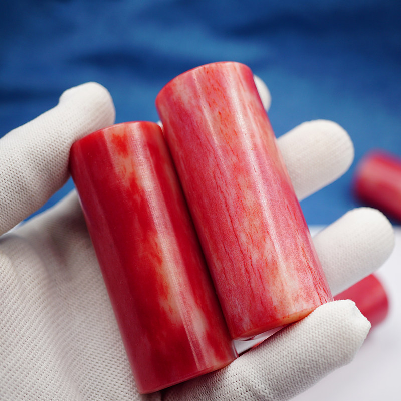 天然血料骆驼骨手把玩件男女随身便携文玩骨头手盘玩物戒指段料