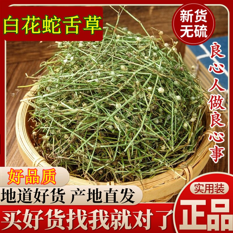 白花蛇舌草 百花蛇舌草中药材大自然 500克包邮 另售半枝莲铁树叶