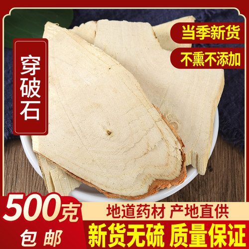 野生穿破石中草药500g包邮