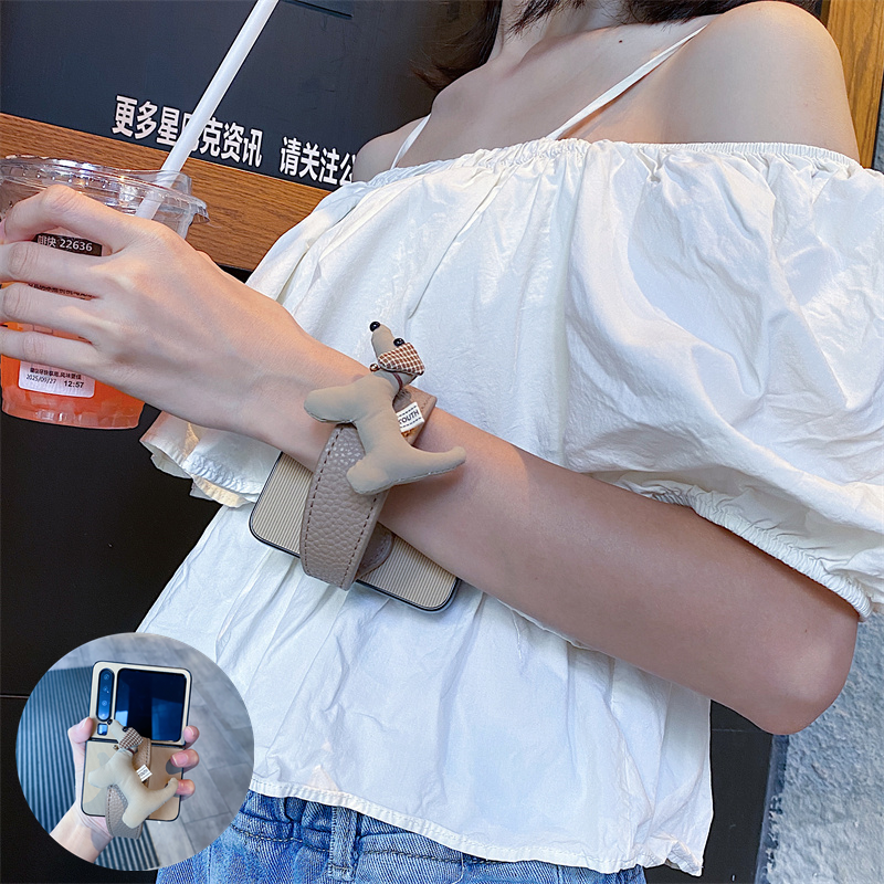 适用华为PuraX手机壳卡通腕带