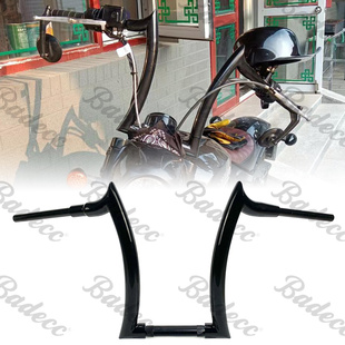 印第安改装1.5英寸羊角车把适用侦察兵 轻骑兵bobber改装车把