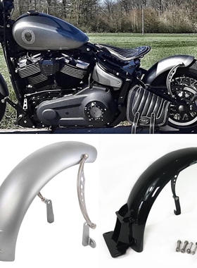 哈雷改装后挡泥瓦哈雷软尾街霸司令改装复古后挡泥板套件18-20