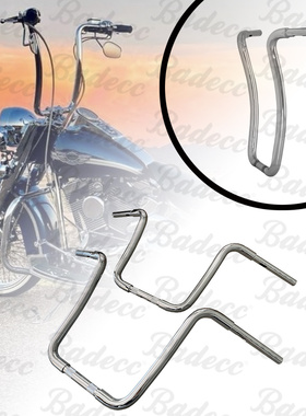 哈雷改装1.25英寸定制猿猴车把回弯 软尾街霸肥仔路威路王突破者