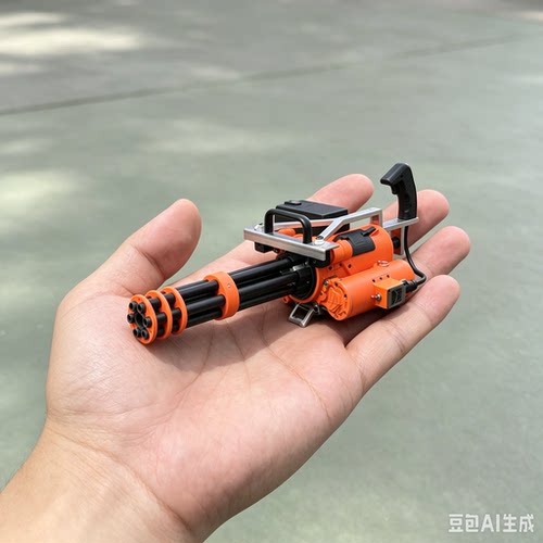 炫酷高端五代M134无刷加特林模型影视道具wargame下场解压神器