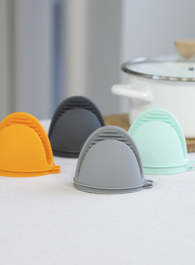 PAGOO硅胶隔热手套微波炉烤箱烘焙防烫厨房家用加厚耐高温隔热夹