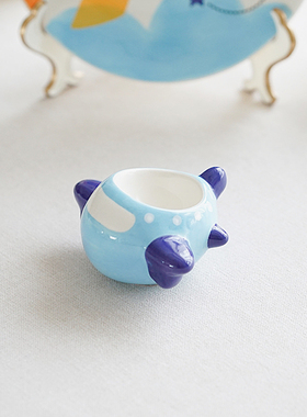 PAGOO泰国进口卡通鸡蛋杯玩具杯手绘可爱创意儿童迷你水杯酱料杯