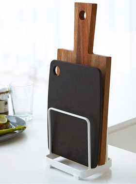 PAGOO立式砧板架厨房托盘烤盘收纳架菜板放置架铁艺锅盖架案板架