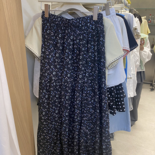 SUSAN 夏上新爱住了气质高腰显瘦碎花半身裙3211s