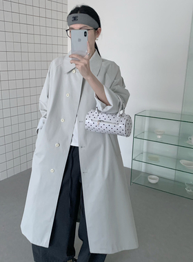 ULOUR/U粒-26年早春泡菜国同款韩系大牌风衣(配腰带)95196