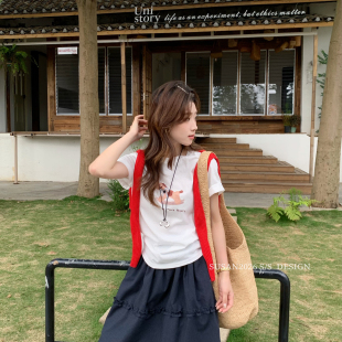 SUSAN T恤Si70 夏上新韩系清新卡通小马通勤百搭短袖