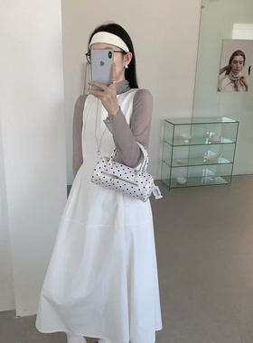 ULOUR/U粒-26年早春背心叠穿韩系连衣裙53016