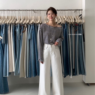 想象SAILORMOON -26年早春韩系直筒阔腿牛仔裤22030