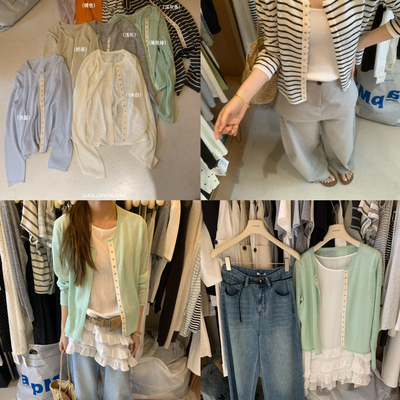 想象SAILORMOON -排扣时尚百搭显瘦针织开衫(不含下装)YS1-88228