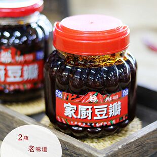 重庆宝顶圣寿牌家厨豆瓣红油酱红烧鸡公调味品老味道450*2瓶 包邮
