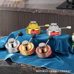 小家电单人小火锅加热充气瓦斯炉头可调节大火力丁烷气炉芯户外